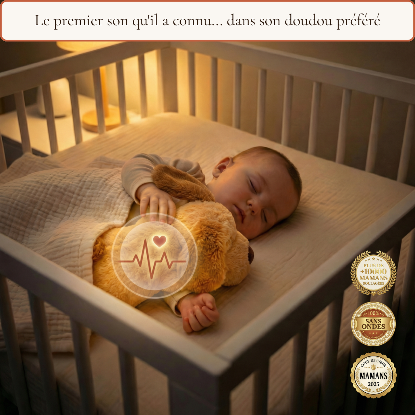 BOOM-BOOM ❤️  Votre bébé dort enfin. Vous respirez à nouveau.