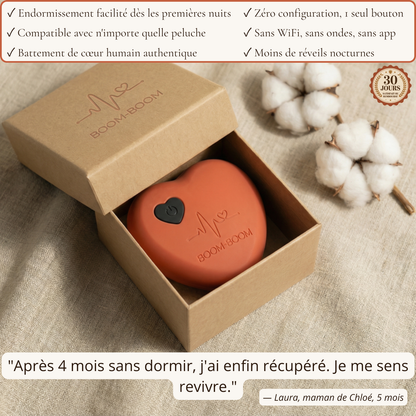 BOOM-BOOM ❤️  Votre bébé dort enfin. Vous respirez à nouveau.